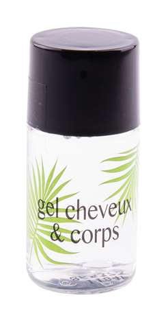 GEL DOUCHE CORPS & CHEVEUX ELEGANCE FLACON 20ML - CT DE 600