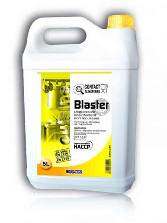 Image de DEGRAISSANT DESINFECTANT NON MOUSSANT BLASTER - BIDON DE 5 L
