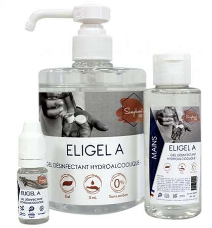 Image de GEL HYDROALCOOLIQUE ELIGEL - FLACON POMPE 1L