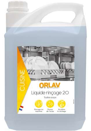Image de LIQUIDE DE RINCAGE 20 ORLAV 0208 - BIDON DE 5 L