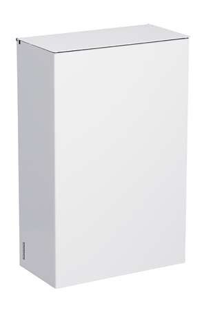 Image de POUBELLE MURALE 10 L BLANCHE BLANKA AVEC ETRIER - UNITE