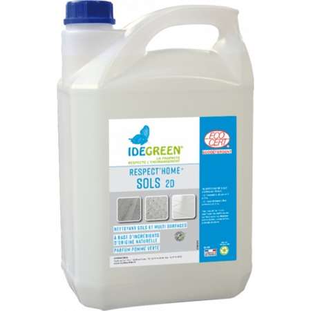Image de 2D NETTOYANT SURF ET SOLS IDEGREEN RESPECTHOME 1862 - 5L