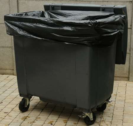 Image de HOUSSE CONTAINER 750 L BD RENFORCE NOIR 35µ - CARTON DE 50