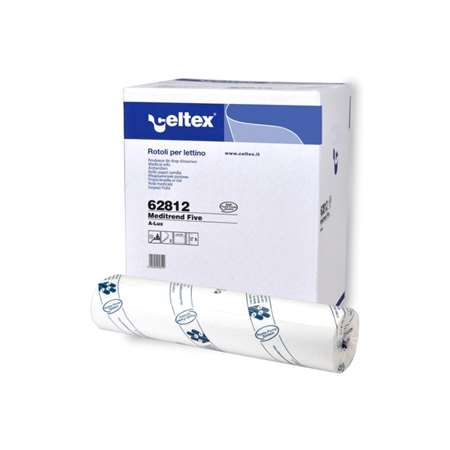 Image de DRAP D'EXAMEN CELTEX BLANC ECOLABEL 2 PLIS - CARTON DE 9 RLX