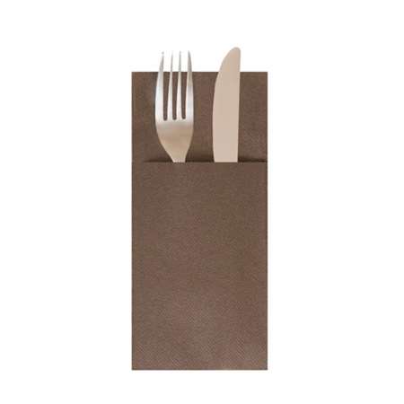 Image de SERVIETTE KANGOUROU VS CACAO 40X40 - CARTON DE 700