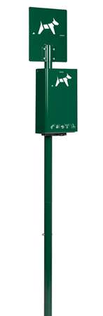 Image de BORNE DE PROPRETE HYGIENE CANINE VERT MOUSSE HYGECA - UNITE