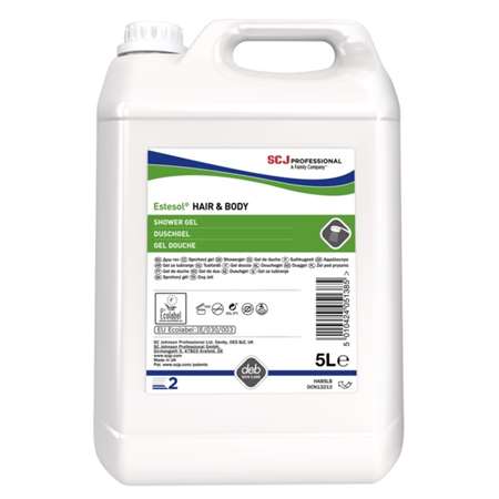 GEL DOUCHE CORPS ET CHEVEUX ECOLABEL - BIDON DE 5 L