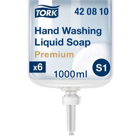 SAVON MAINS EXTRA HYGIENIQUE PREMIUM TORK S1 - CARTON 6X1 L