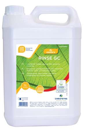 Image de RINCAGE EAU DOUCE ECOLABEL GREEN ' R RINSE GC - BIDON DE 5 L