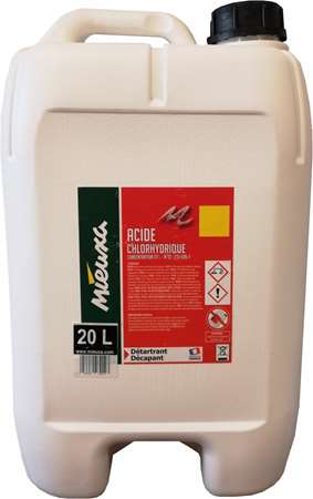 Image de ACIDE CHLORHYDRIQUE 23 % - BIDON DE 5 L