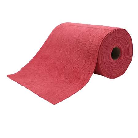 Image de BOBINE MICROFIBRE ROUGE 75 FEUILLES 30 X 30 CM - LA BOBINE