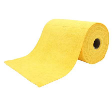 Image de BOBINE MICROFIBRE JAUNE 75 FEUILLES 30 X 30 CM - LA BOBINE