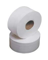 Image de PAPIER HYGIENIQUE DEVIDAGE CENTRAL 2P BLANC - BALLOT DE 12