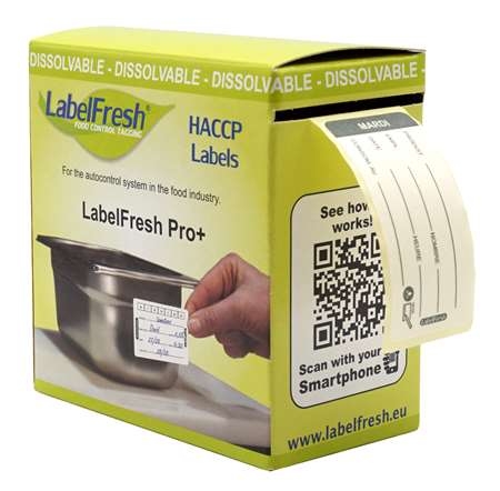 Image de ETIQUETTES SOLUBLE MARDI - PAQUET DE 250