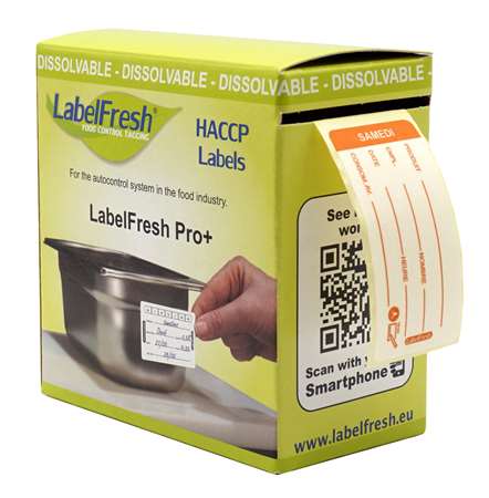 Image de ETIQUETTES SOLUBLE SAMEDI- PAQUET DE 250