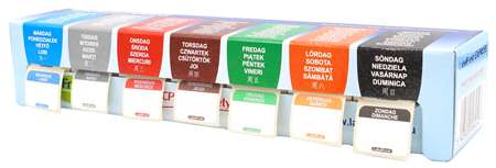 Image de BOITE EXPRESS ETIQUETTES HEBDOMADAIRE - BOITE 7 X 250