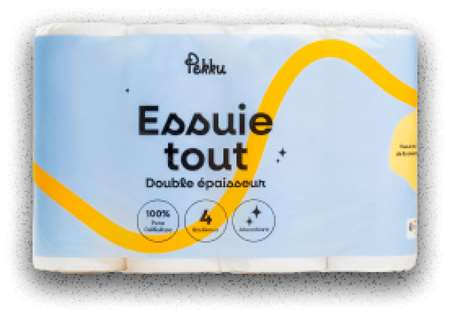 Image de ESSUIE TOUT MENAGER  PAR 4 RLX- BALLOT DE 72 RLX