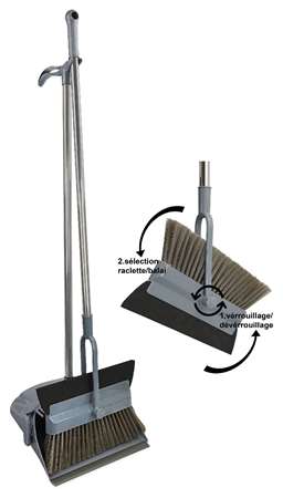 Image de PELLE AEROPORT DOUBLE FONCTION RACLETTE / BALAI - UNITE