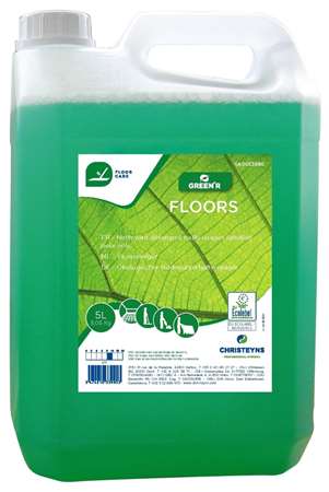 Image de DETERGENT NEUTRE GREEN R FLOORS NETTOYANT SOL - BIDON 5 L