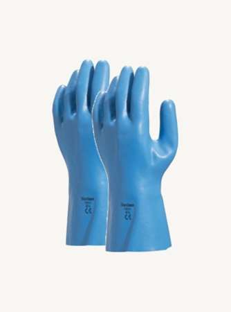 Image de GANTS PROTECTION JERSEY BLEU TAILLE 6/6.5 - LA PAIRE