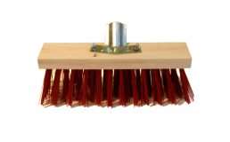 Image de BALAI CANTONNIER 32 CM PVC ROUGE DOUILLE FER - UNITE