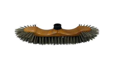 Image de BALAI 1/2 TETE 30 CM SEMELLE BOIS VERNI SOIE GRISE 45 MM-UT