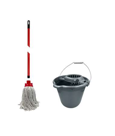 Image de BALAI ESPAGNOL COMPLET (SEAU+ESSOREUR+FRANGE+MANCHE) - UNITE