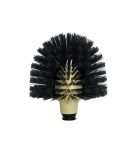 Image de TETE DE LOUP BOULE VINYL NOIRE A VIS - UNITE