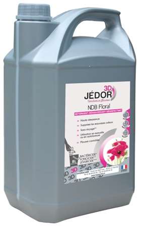 Image de 3D FLOR ODOR CITRON VERT DETERGENT SOLS 5 L