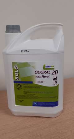 Image de 2D ODORAL CITRON VERT DETERGENT SOLS ABYS'SOL - BIDON 5 L
