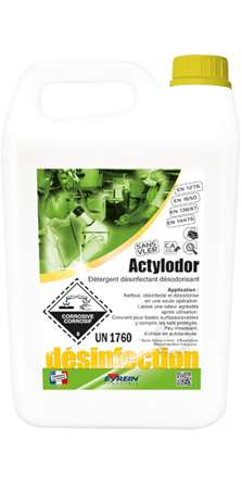 Image de ACTYLODOR DETERGENT DESINFECTANT DESODORISANT - BIDON 5L