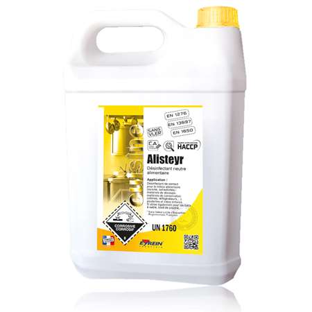 Image de ALISTEYR DESINFECTANT NEUTRE ALIMENTAIRE - BIDON 5 L