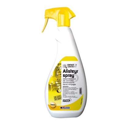 Image de ALISTEYR SPRAY DESINFECTANT ALIMENTAIRE - LOT DE 3 X 750 ML