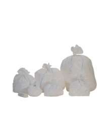 Image de SACS POUBELLE BLANC T 20 9µ PEHD - CARTON DE 1000