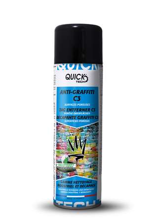 Image de ANTI GRAFFITI C3 POUR SURFACE POREUSE - AEROSOL 500 ML