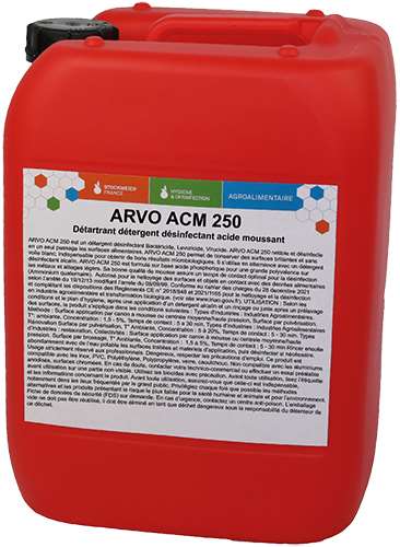 Image de DETARTANT DESINFECTANT ACIDE - ARVO ACM 250 - BIDON 5L