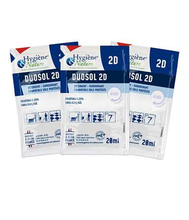 Image de 2D DOSES DUOSOL FRAISE - CARTON DE 250 X20ML