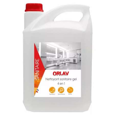 Image de NETTOYANT SANITAIRE 4 EN 1 (ORLAV 245) - BIDON DE 5L