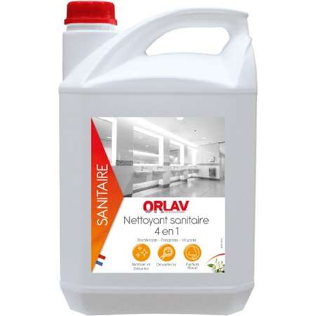 Image de NETTOYANT SANITAIRE APF 4 EN 1 (ORLAV 245) - BIDON DE 5L