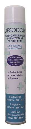 Image de BACTERICIDE DE SURFACE DESINFECTANT MENTHE - AEROSOL 750 ML