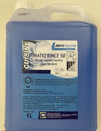 Image de MATIQ RINCE 50 LIQUIDE RINCAGE EAU TRES DURE - BIDON 5 L