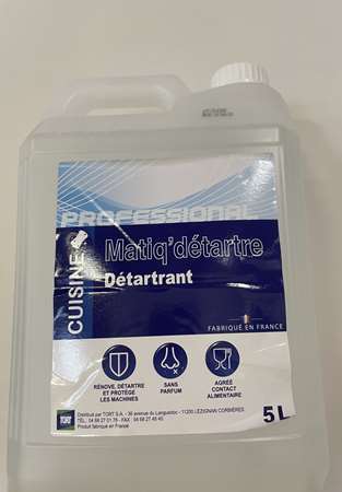 Image de MATIQ / PRO DETARTRE LIQUIDE ABYS'MATIC - BIDON 5 L