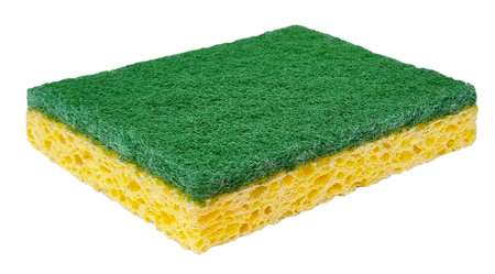 Image de EPONGE VEGETALE DOUBLE FACE VERT PM 108X64X22 MM - LOT DE 10