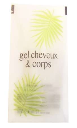 GEL DOUCHE CORPS/CHEVEUX 2 EN 1 SACHET 12ML - CARTON DE 500