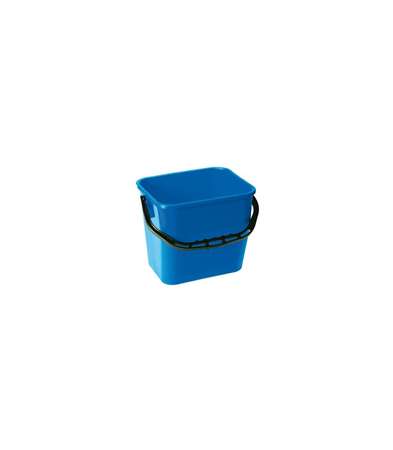 Image de SEAU 12 L DME RECTANGULAIRE BLEU ANSE PLASTIQUE -UNITE