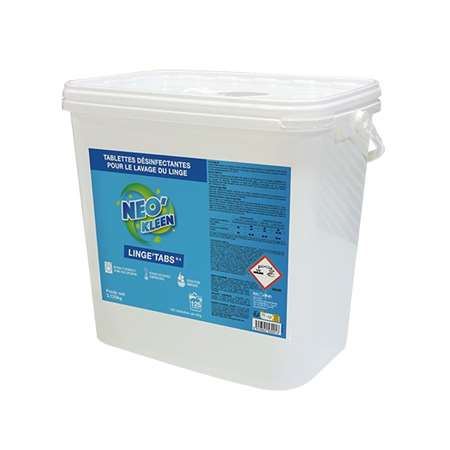 Image de PASTILLES LINGE DESINFECTANTES NEO KLEEN 125- SEAU 3.1KG