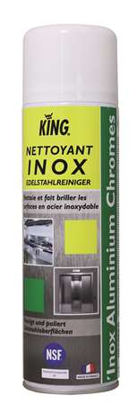 Image de NETTOYANT INOX ALIMENTAIRE KING - AEROSOL 500 ML